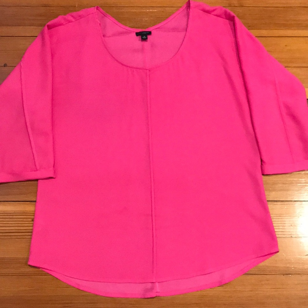Ann Taylor Women’s Pink 3/4 Sleeve Blouse